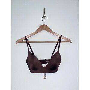 SKIMS Wireless Form T-Shirt Bra‎ Cocoa Brown Size 32C NWT MRSP $50